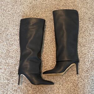 Nine West Fold Over Knew High Boots